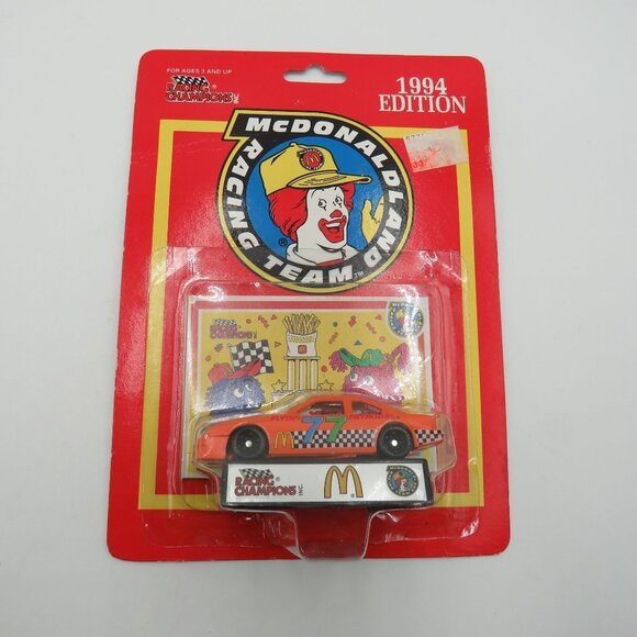 Set 4 Vintage McDonalds Racing Champions 1994 Die Cast Cars Original Packaging - Picture 2 of 16